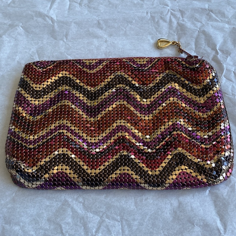 Whiting & Davis Rare Vintage Mesh Clutch/Wallet/Cosmetic Case